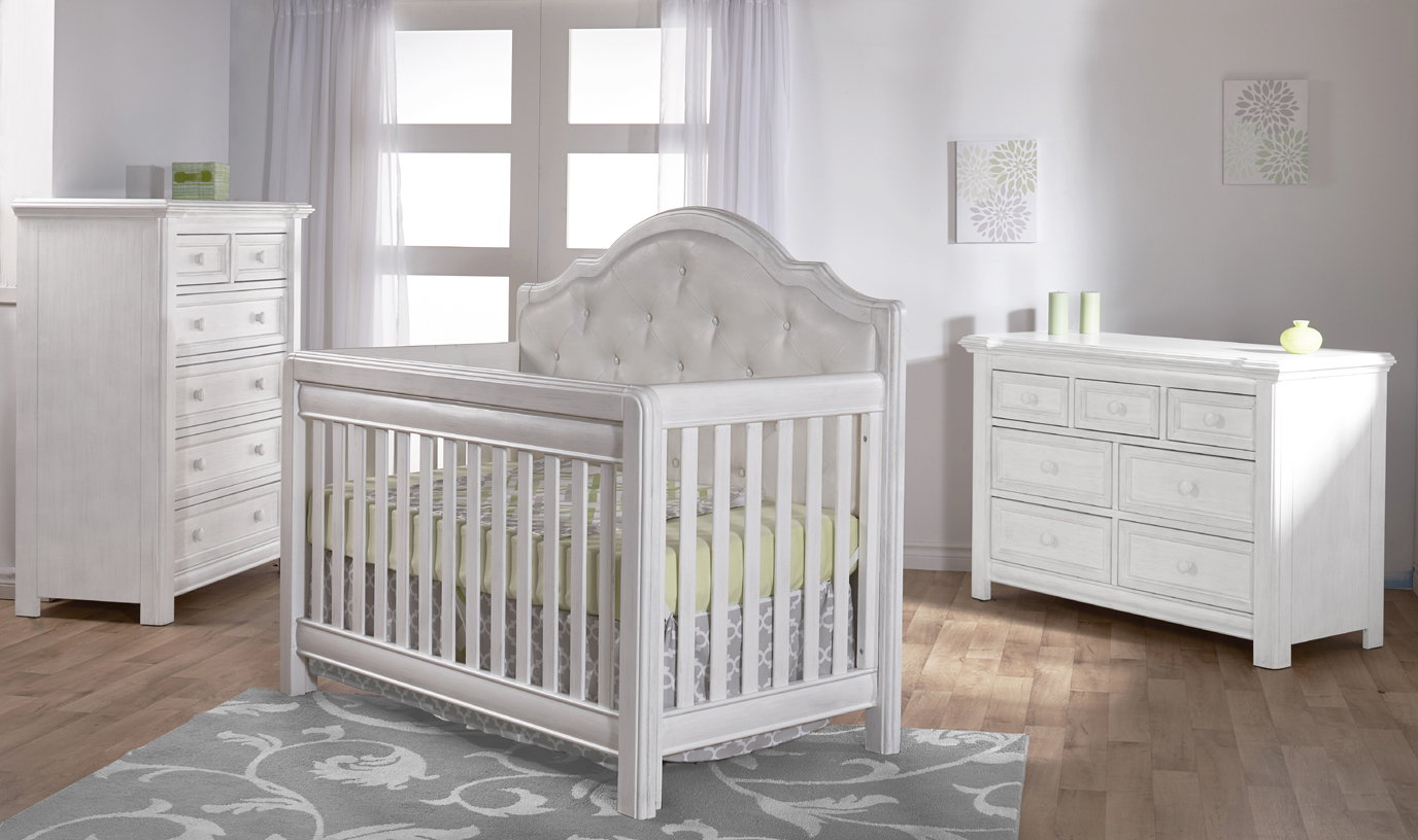 Cristallo Forever Crib - White Vinyl Panel 