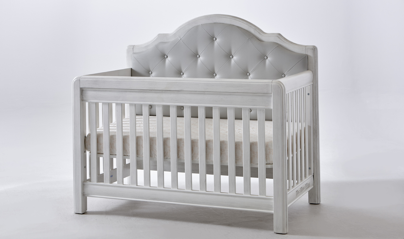 Cristallo Forever Crib - Gray Vinyl Panel 