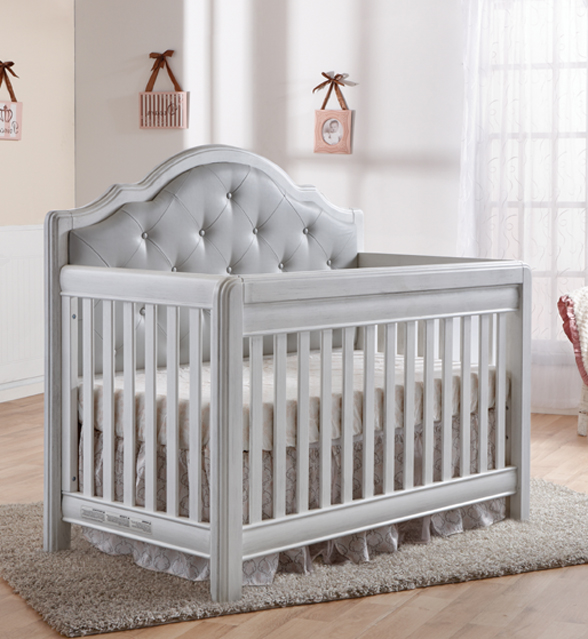 Cristallo Forever Crib - Gray Vinyl Panel 