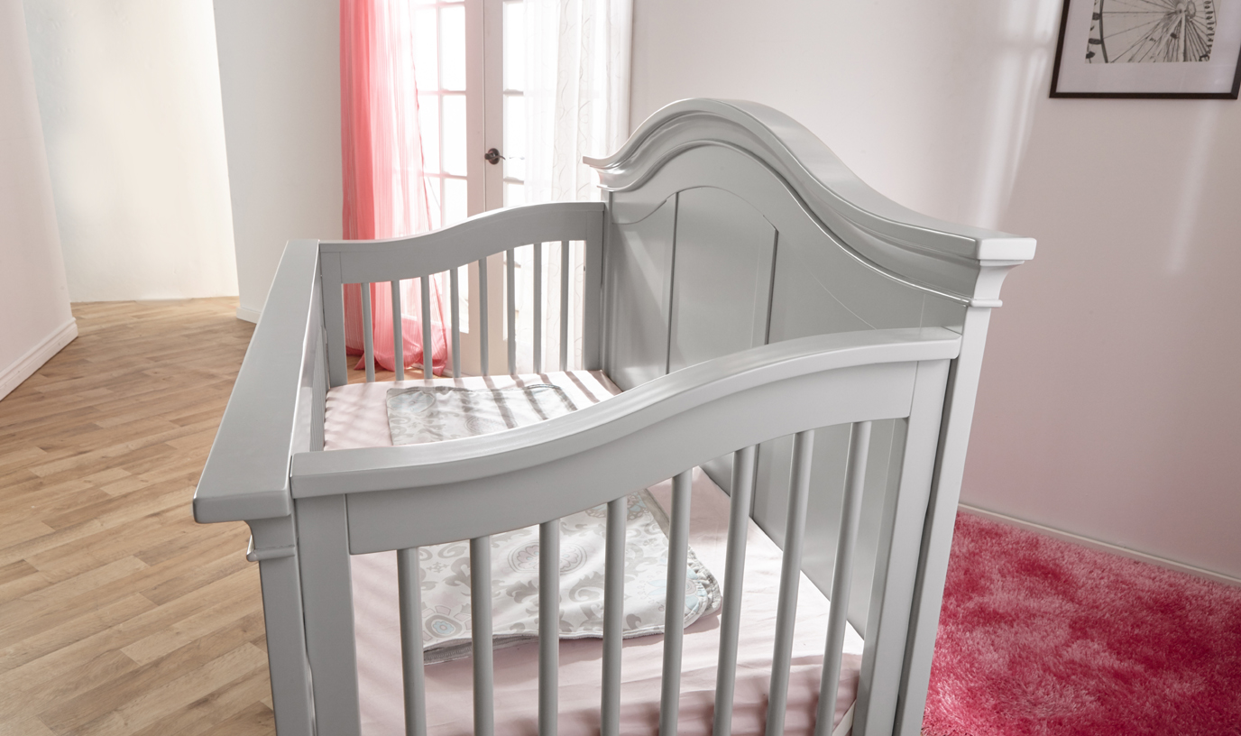 The <b>Enna Forever Crib</b> is a sweet and stylish piece that coordinates nicely with both the Ragusa, Marina and Torino Collections.  Now in stock!