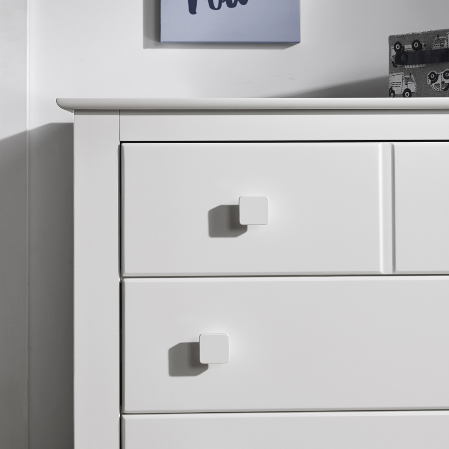 The <b>1303 3-Drawer KD Chest</b> is a stylishly simple storage solution that ships anywhere and pairs equally well with the Napoli Forever Crib or the Spessa Crib.  