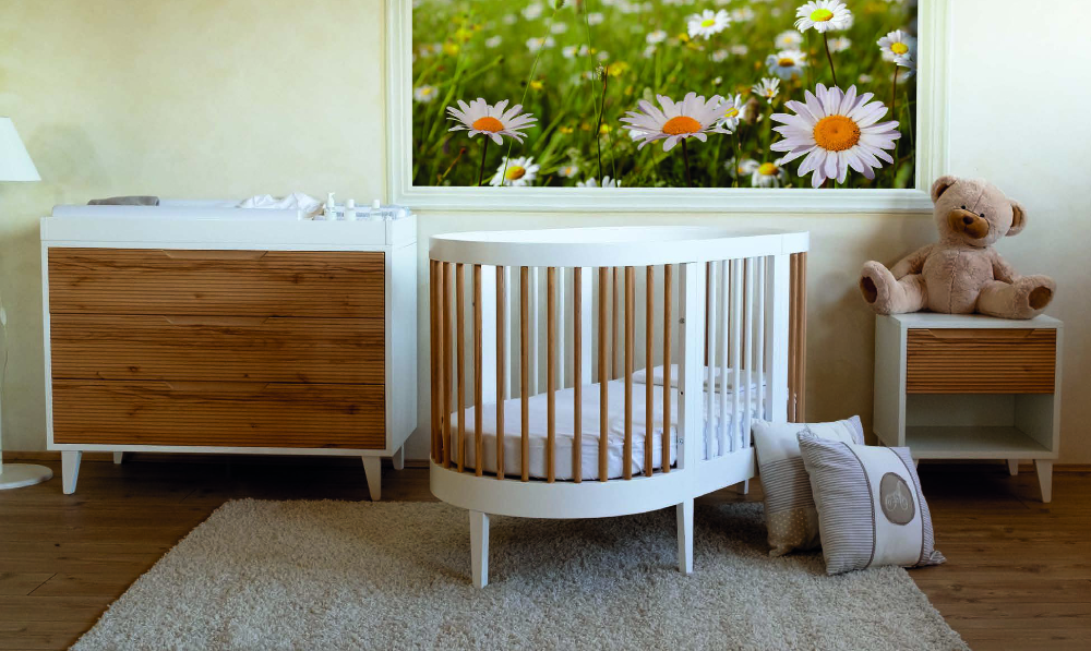Roma Cradle & Classic Crib